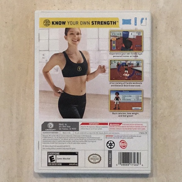 Wii Fitness Weight Loss Workout Gold’s Gym Jillian Michaels Nintendo Game CIB - Picture 3 of 11